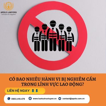 Có bao nhiêu hành vi bị nghiêm cấm trong lĩnh vực lao động 