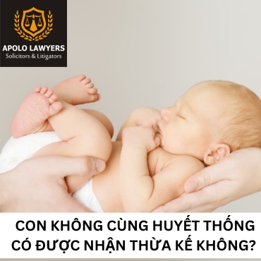 Con không cùng huyết thống có được thừa kế không? 