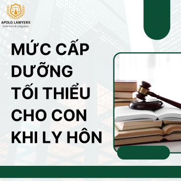Mức cấp dưỡng tối thiểu cho con khi ly hôn 