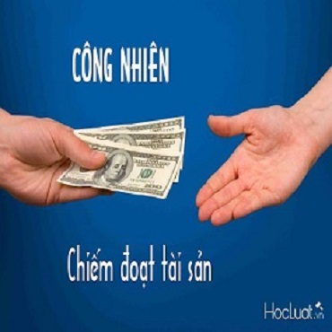 Thế nào là công nhiên chiếm đoạt tài sản