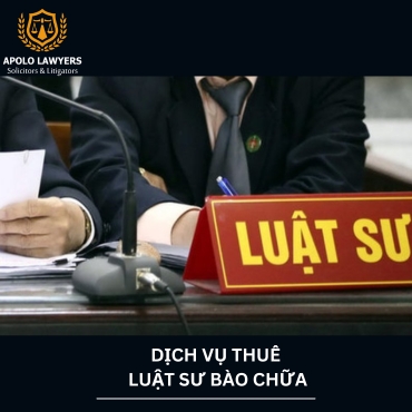 Dịch vụ thuê luật sư bào chữa 