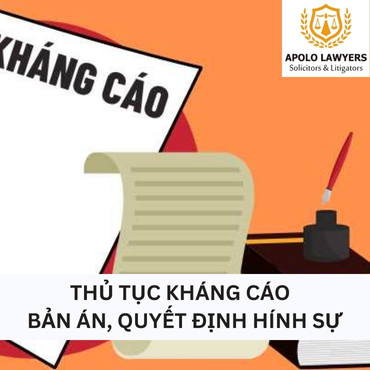 Thủ tục kháng cáo bản án, quyết định hình sự