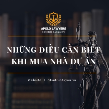Những điều cần biết khi mua nhà dự án