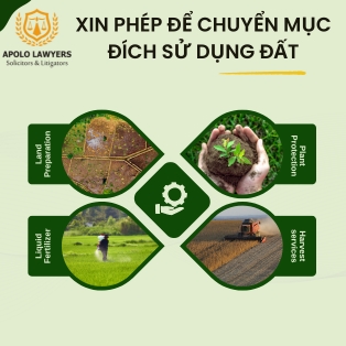 Xin phép để chuyển mục đích sử dụng đất 2024