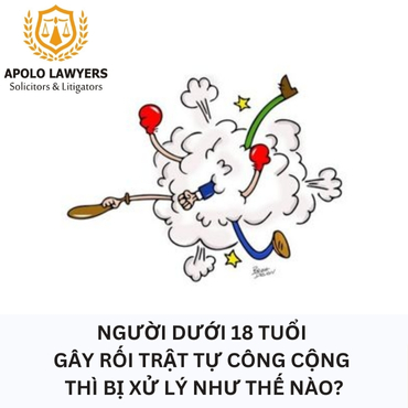 Người dưới 18 tuổi gây rối trật tự công cộng thì bị xử phạt như thế nào? 