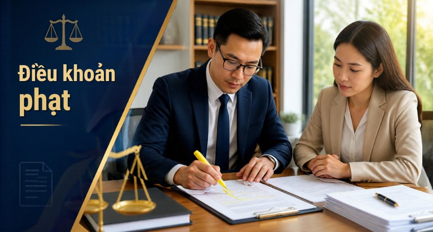 Luật sư rà soát điều khoản phạt và nghĩa vụ trong hợp đồng