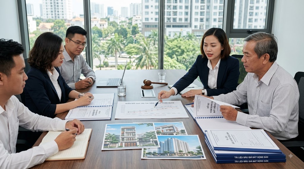 Hồ sơ định giá và đấu giá bất động sản thi hành án