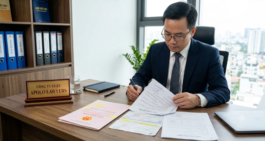 Luật sư rà soát giấy tay mua bán đất và tài liệu pháp lý