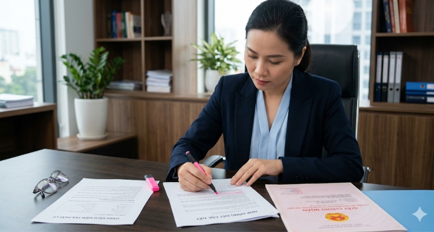 Luật sư kiểm tra hiệu lực hợp đồng đặt cọc đất