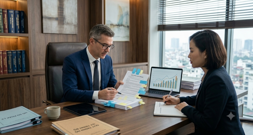 Luật sư rà soát hợp đồng cho doanh nghiệp nhỏ