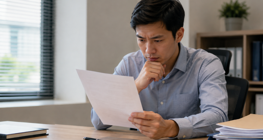 Người lao động đọc kỹ thỏa thuận trước khi ký