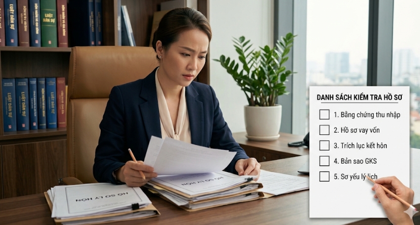 Người đọc xem lại hồ sơ ly hôn còn thiếu giấy tờ